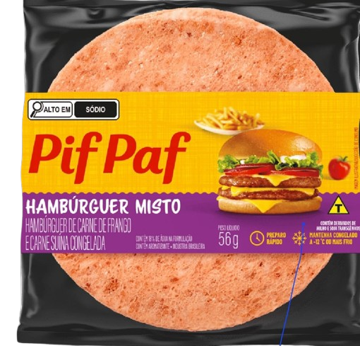 CARNE HAMBURGUER PIF PAF 