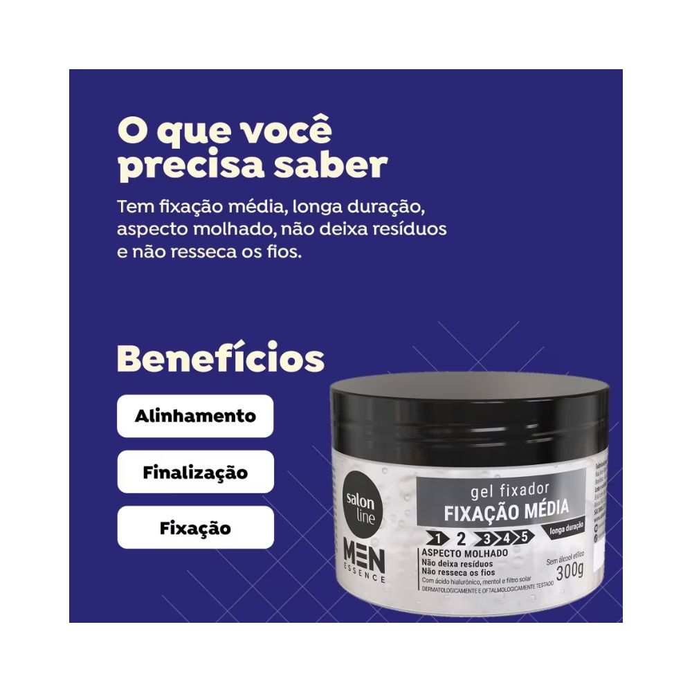 GEL FIXACAO MEDIA 300G