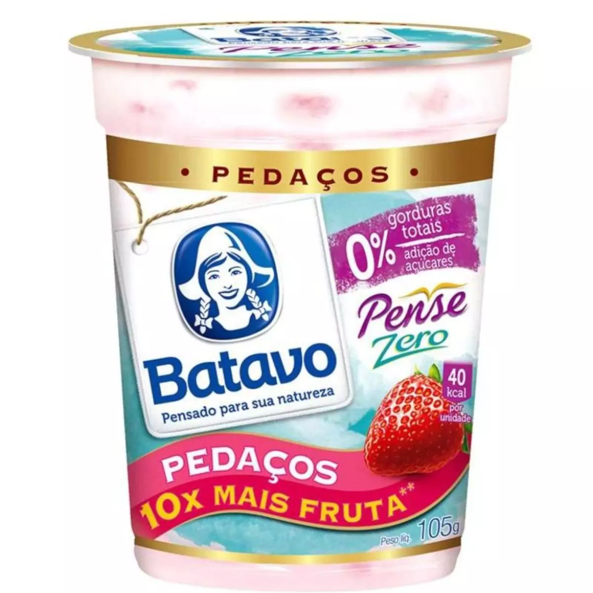 BATAVO IOGURT PENSE ZERO 100G