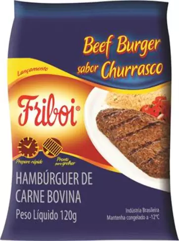 BEEF BURGER CHURRASCO FRIBOI