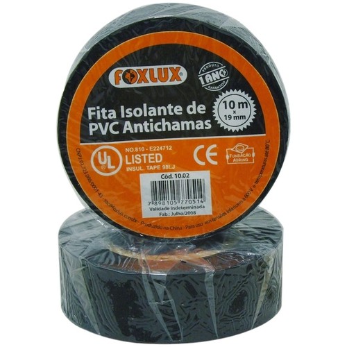 FITA ISOL 10 MTS PRETA